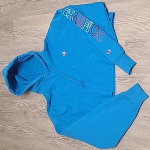 Champion Reverse Weave Cropped Hoodie Size XL Womens